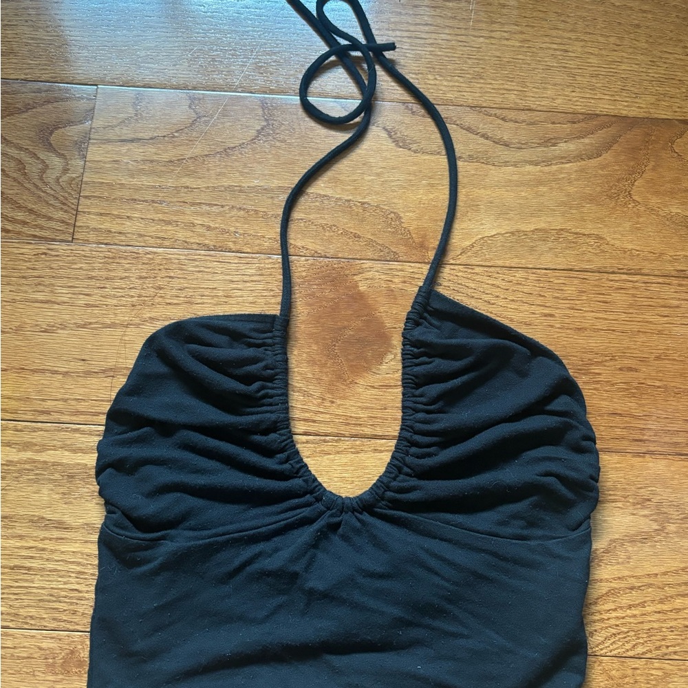 Forever 21 Black Ruched Camisole
